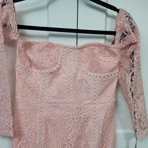 Pretty little things lace midi dress size 4 - Picture 8 of 13